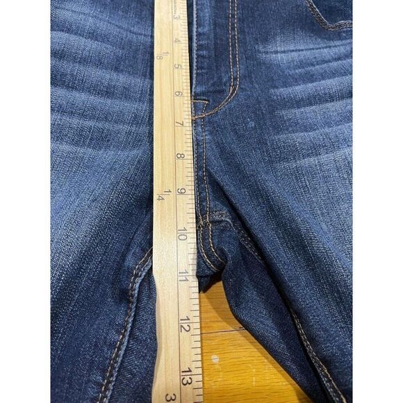 1822 Adriana Jeans Womens 12 Skinny Blue High Rise Bird Western Aztec Boho Y2K - Picture 8 of 11